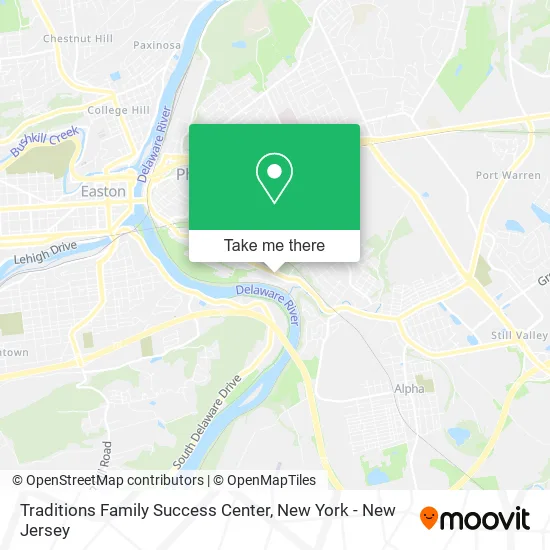 Traditions Family Success Center map