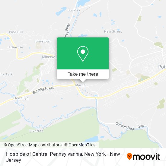 Hospice of Central Pennsylvannia map