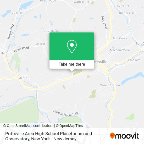 Pottsville Area High School Planetarium and Observatory map