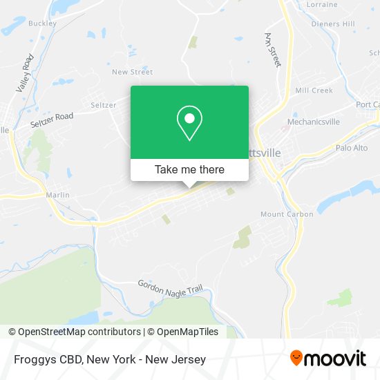 Froggys CBD map