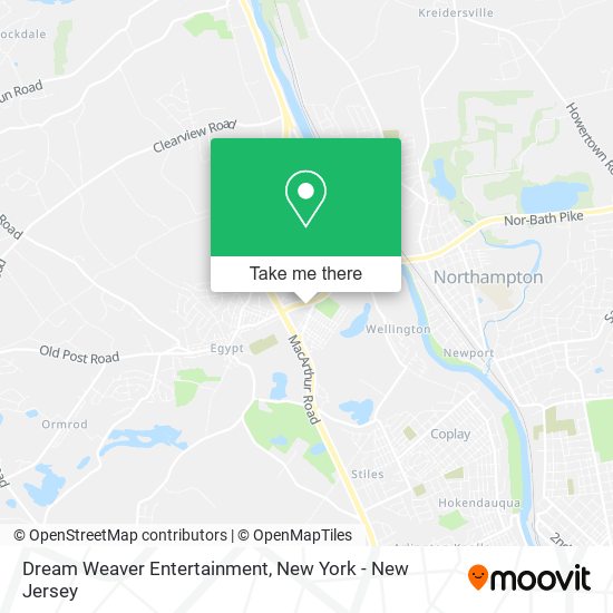 Dream Weaver Entertainment map