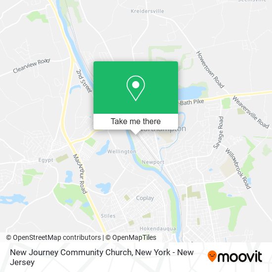 New Journey Community Church map