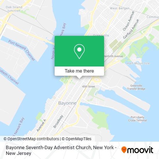 Bayonne Seventh-Day Adventist Church map