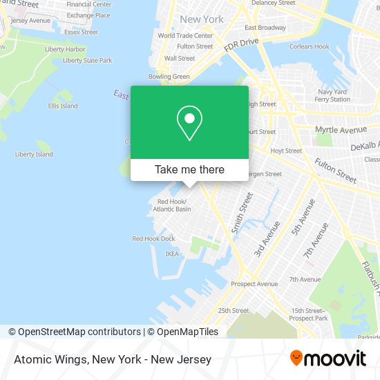 Atomic Wings map