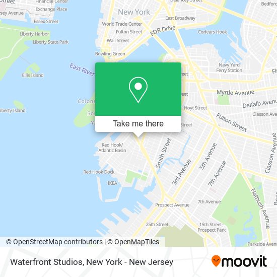 Mapa de Waterfront Studios