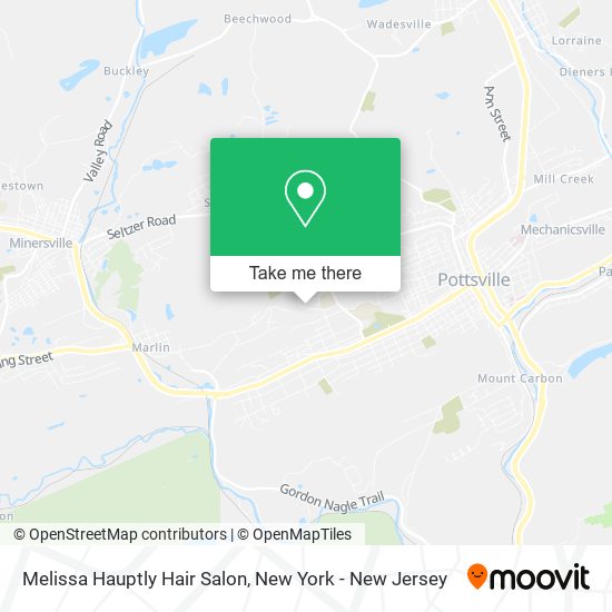 Mapa de Melissa Hauptly Hair Salon