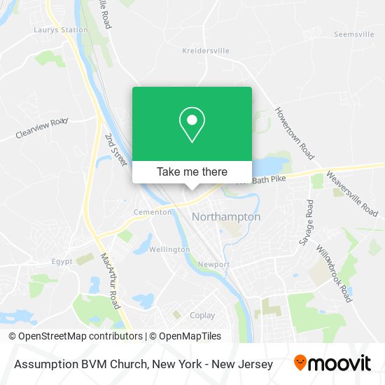 Assumption BVM Church map