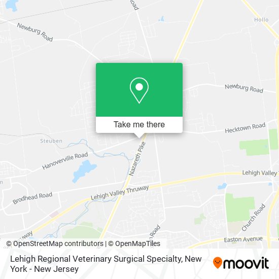 Mapa de Lehigh Regional Veterinary Surgical Specialty