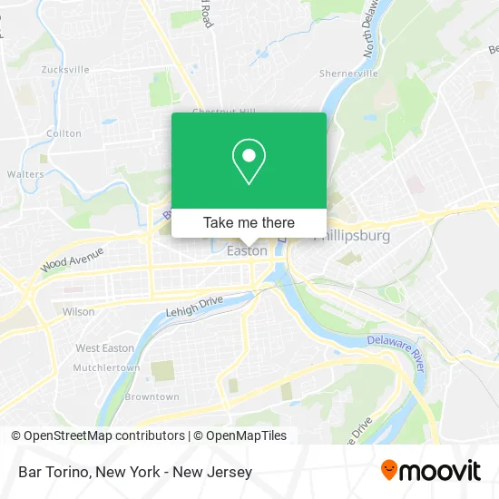 Bar Torino map