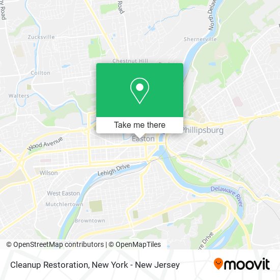 Cleanup Restoration map