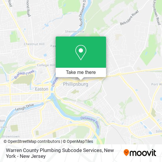 Mapa de Warren County Plumbing Subcode Services