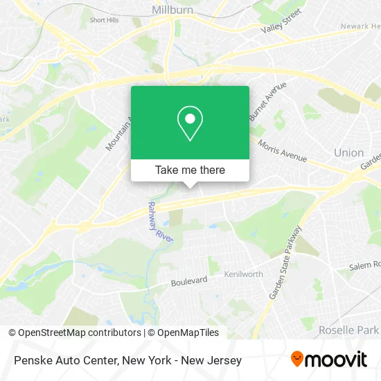 Penske Auto Center map