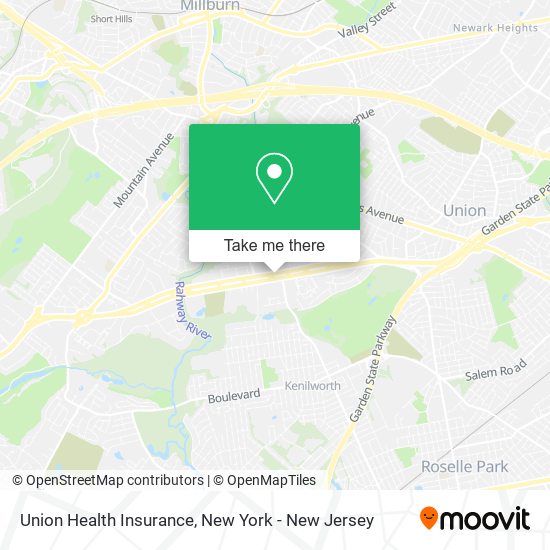 Union Health Insurance map