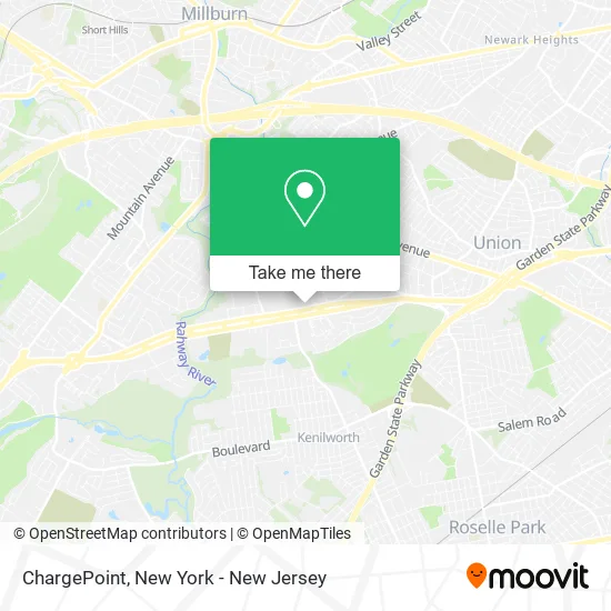 ChargePoint map