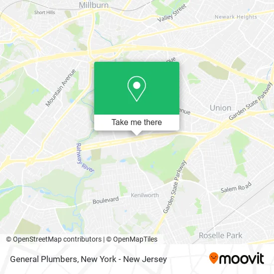 General Plumbers map