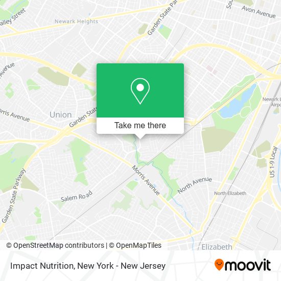 Mapa de Impact Nutrition