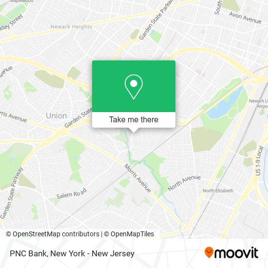 PNC Bank map