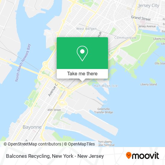 Balcones Recycling map
