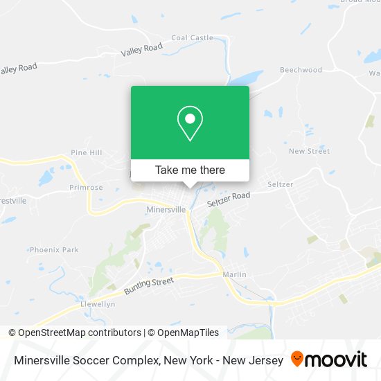 Mapa de Minersville Soccer Complex