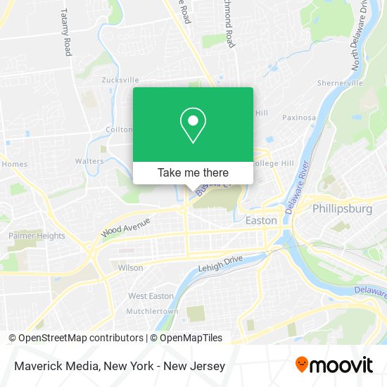 Mapa de Maverick Media