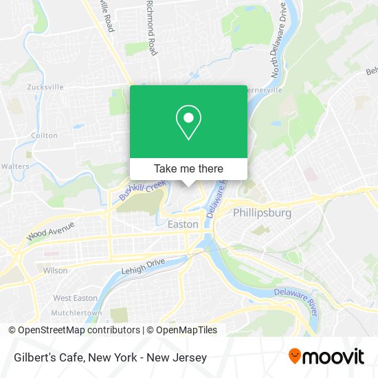 Mapa de Gilbert's Cafe