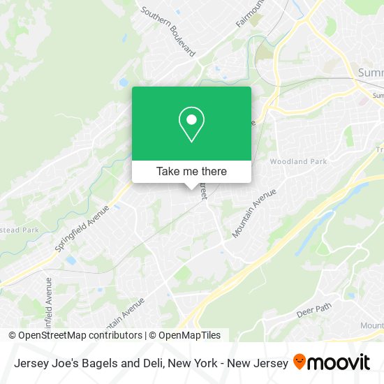 Jersey Joe's Bagels and Deli map