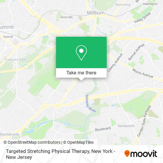 Targeted Stretching Physical Therapy map