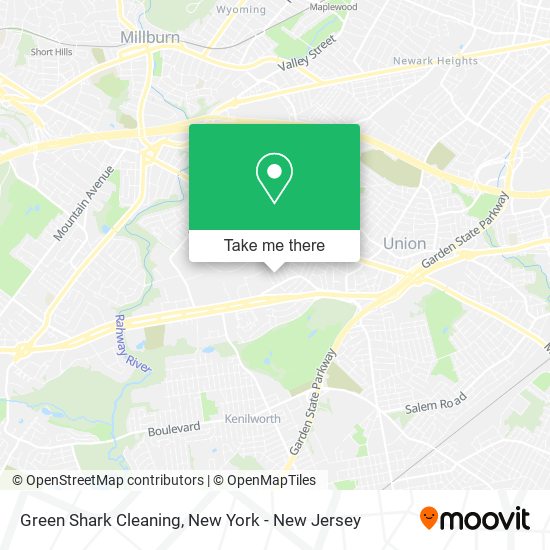 Green Shark Cleaning map