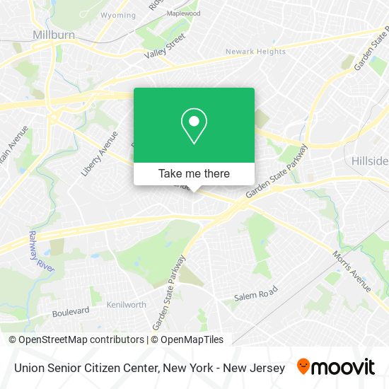 Mapa de Union Senior Citizen Center