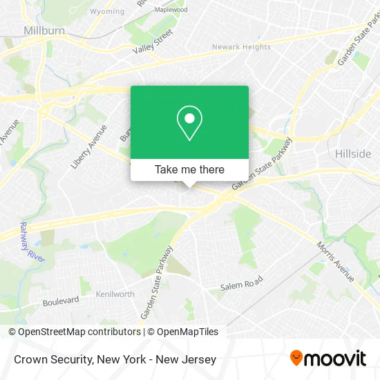 Crown Security map
