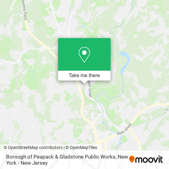 Mapa de Borough of Peapack & Gladstone Public Works