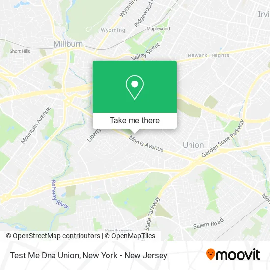 Test Me Dna Union map