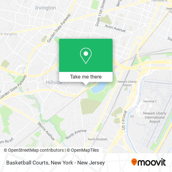 Mapa de Basketball Courts
