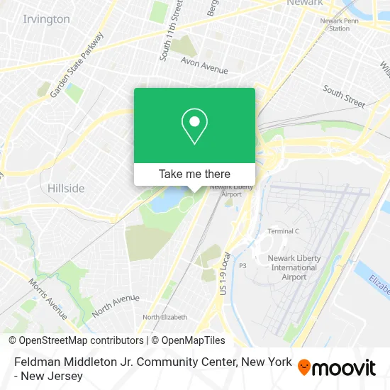 Feldman Middleton Jr. Community Center map