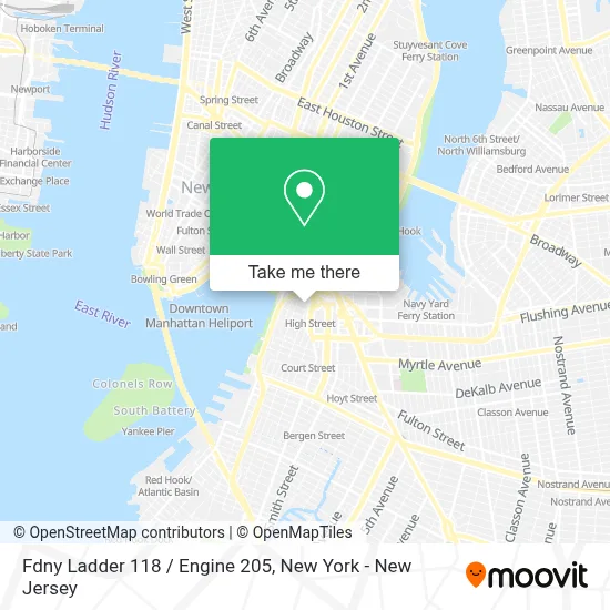 Fdny Ladder 118 / Engine 205 map