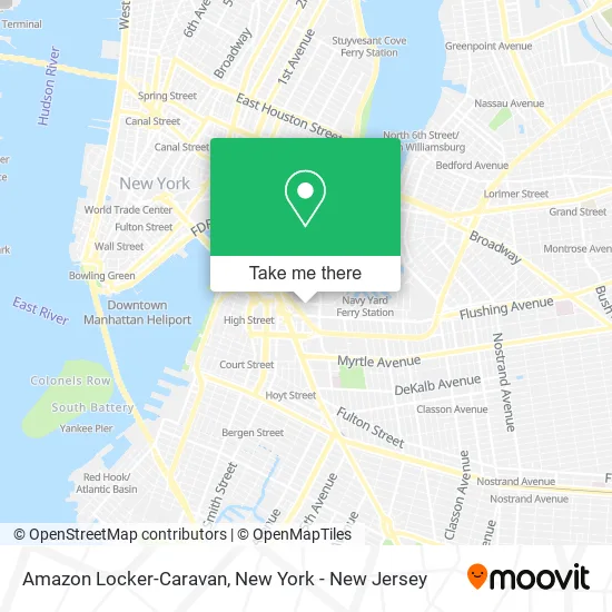 Amazon Locker-Caravan map