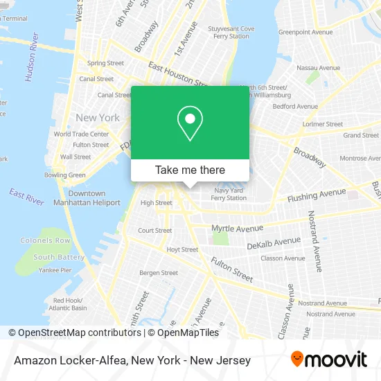 Amazon Locker-Alfea map