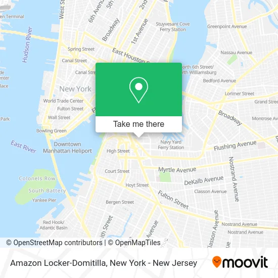 Amazon Locker-Domitilla map