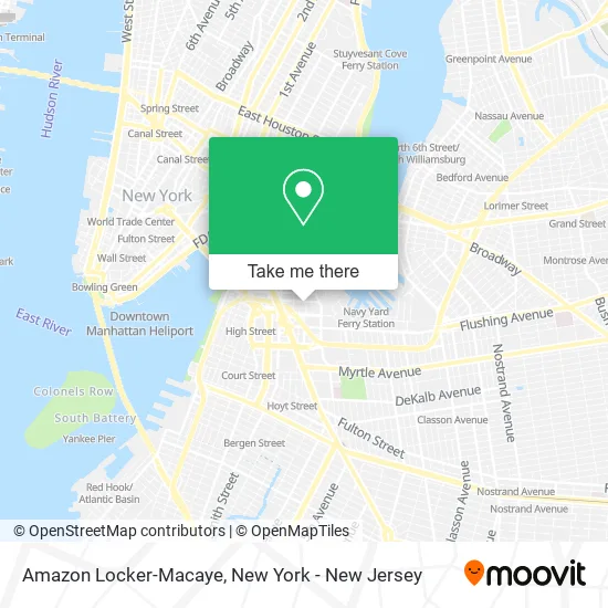 Amazon Locker-Macaye map