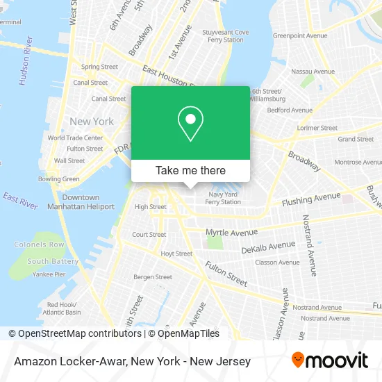 Amazon Locker-Awar map