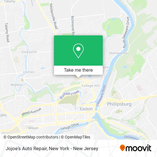 Jojoe's Auto Repair map