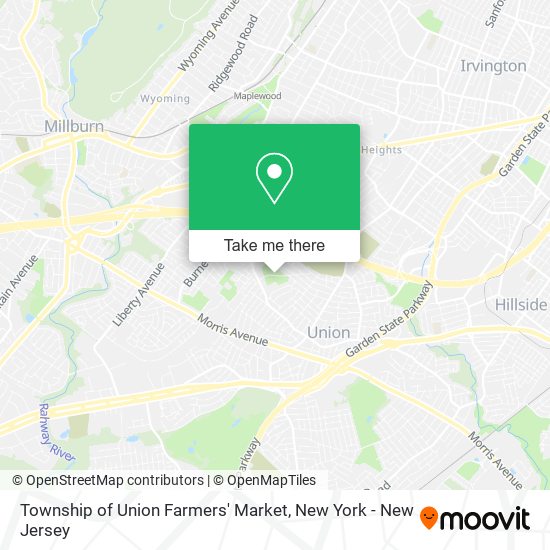 Township of Union Farmers' Market map