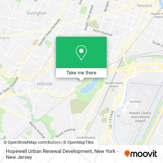 Mapa de Hopewell Urban Renewal Development