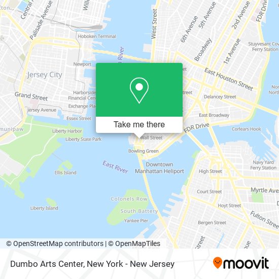 Mapa de Dumbo Arts Center