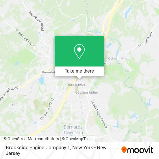 Brookside Engine Company 1 map