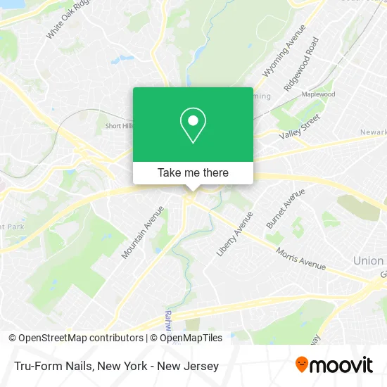 Tru-Form Nails map