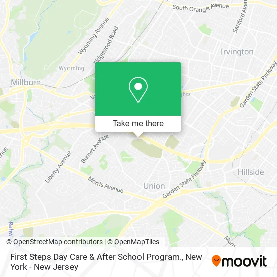 First Steps Day Care & After School Program. map