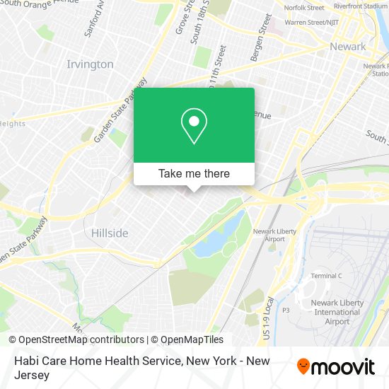 Habi Care Home Health Service map