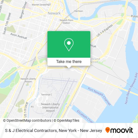 S & J Electrical Contractors map