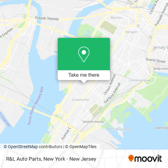 R&L Auto Parts map